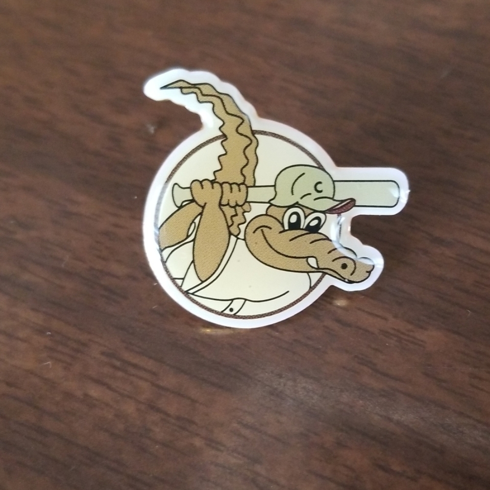 Baseball Gater Lapel pin